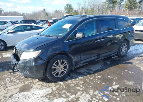 2012 Honda Odyssey Ex-L from USA, damaged, VIN 5FNRL5H66CB005357